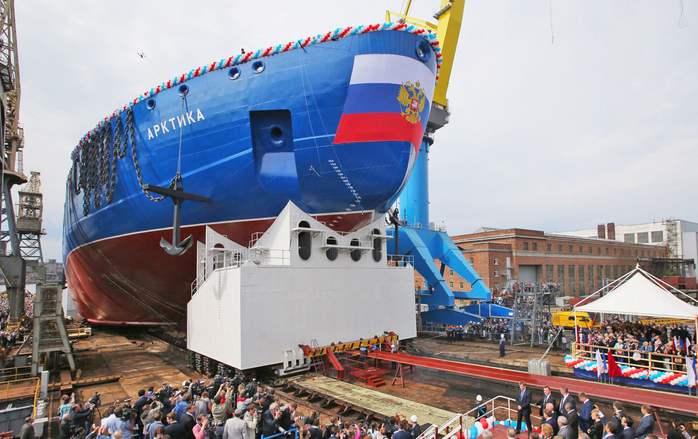 Russia debuts the largest ever nuclear icebreaker