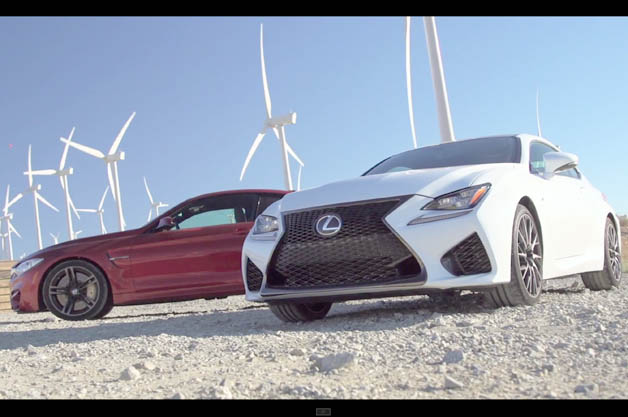 BMW M4 and Lexus RC F