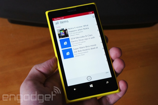 Reading List on Windows Phone 8.1