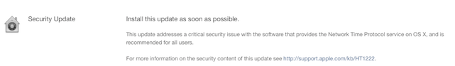 photo of Apple releases a security fix for OS X Network Time Protocol issue image