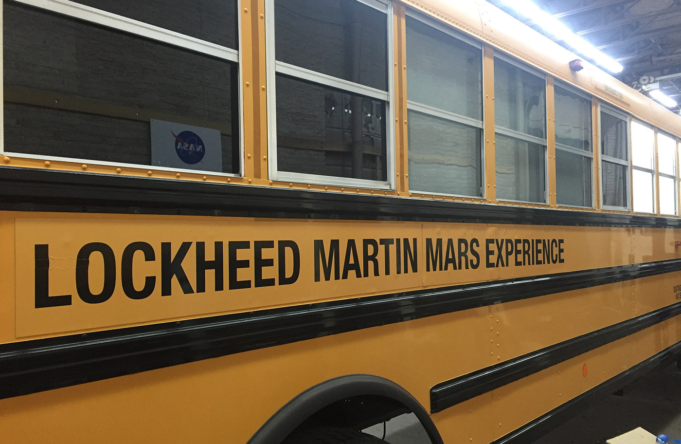 Lockheed Martin&#039;s school bus takes you on a ride across Mars