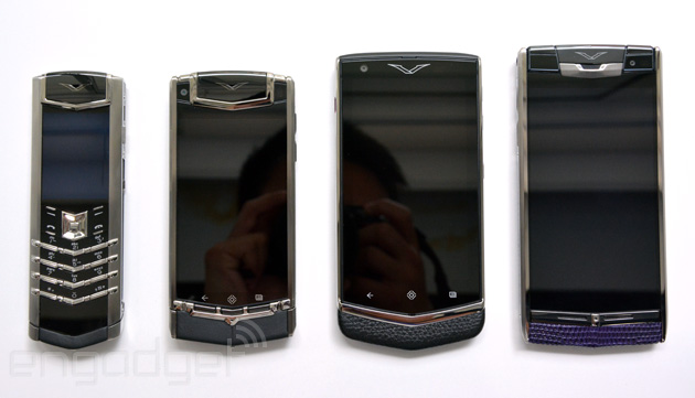 Vertu Signature, Ti, Constellation and Signature Touch.