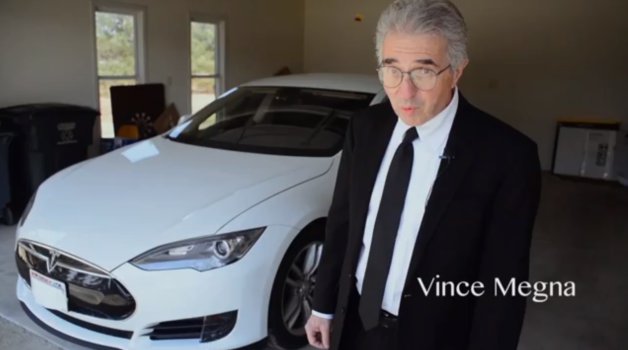 Vince Megna and Tesla Model S