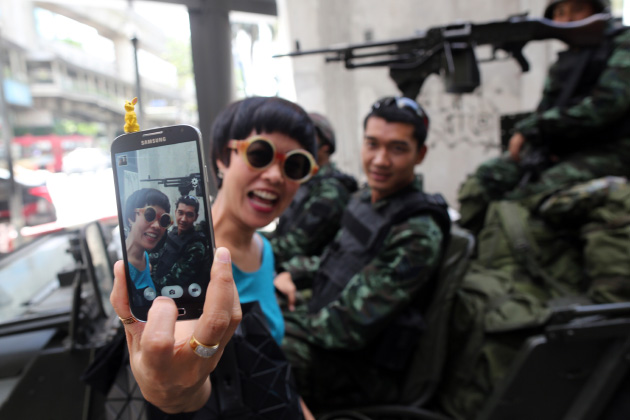Facebook is the latest coup victim in Thailand, where the selfie reigns supreme