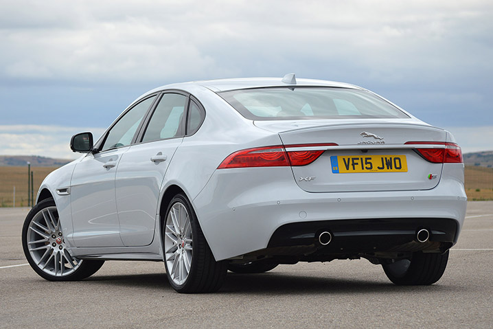 jaguar xf rear