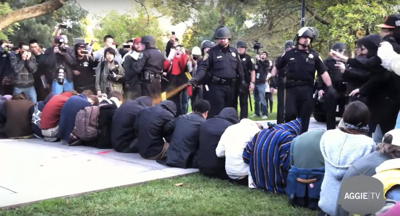 UC Davis apologizes for trying to bury pepper spray incident