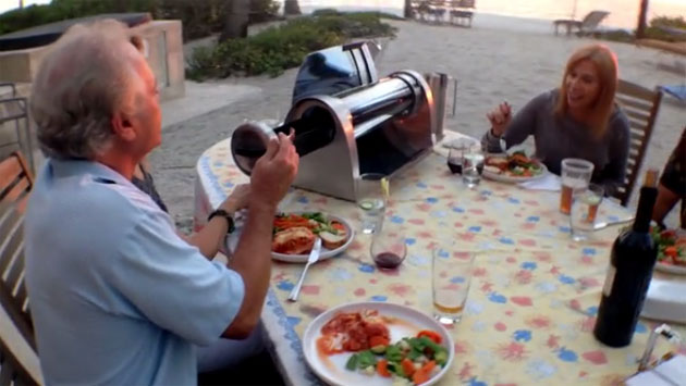 photo of Solar-powered grill cooks your food no matter the weather image