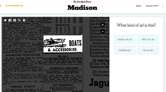 Helft der New York Times beim Abtippen von Vintage-Werbung - Engadget German