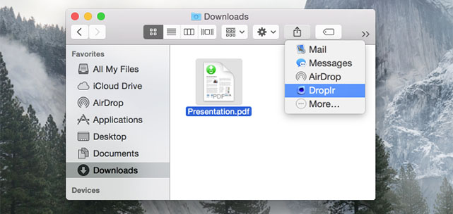 photo of Droplr is back with new features and Yosemite support image
