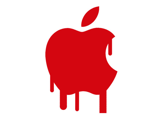 Apple logo affected by Heartbleed