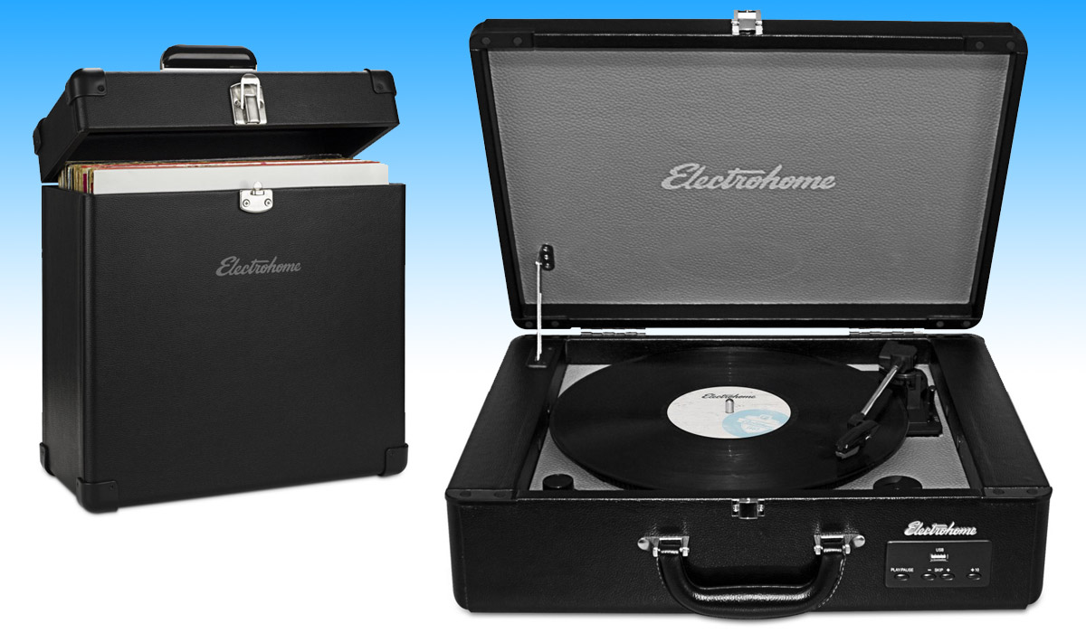 Engadget giveaway: win an Electrohome Archer turntable and record case!