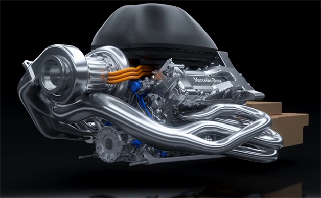 Mercedes f1 turbo engine #6
