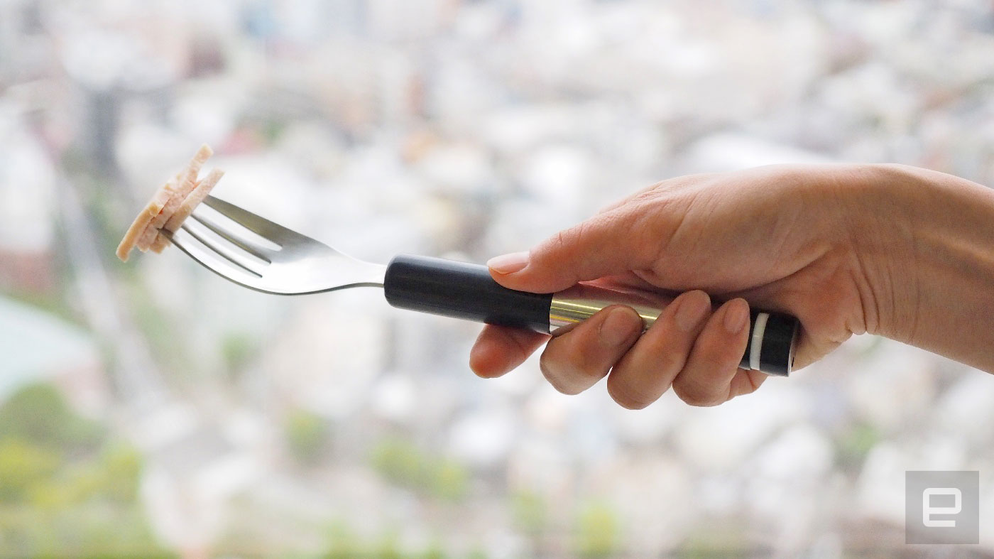 Dining with the electric fork that could save lives
