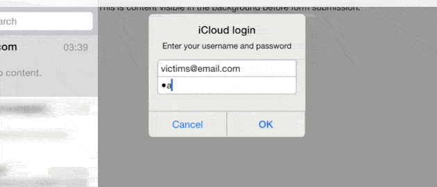 iOS flaw tricks you into giving up your iCloud password