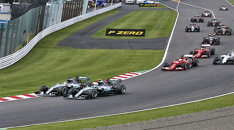 Sự khởi đầu của Grand Prix F1 Nhật Bản năm 2015.