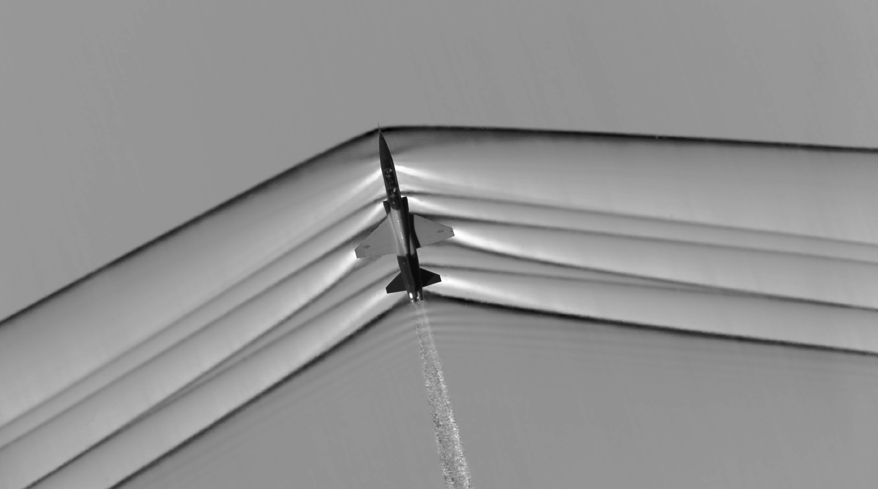 Beautiful images could lead to quieter supersonic jets