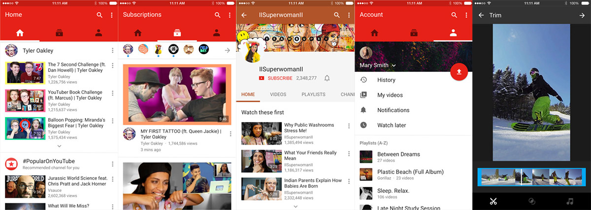 photo of YouTube gives its iOS app a new look and in-app editing tools image