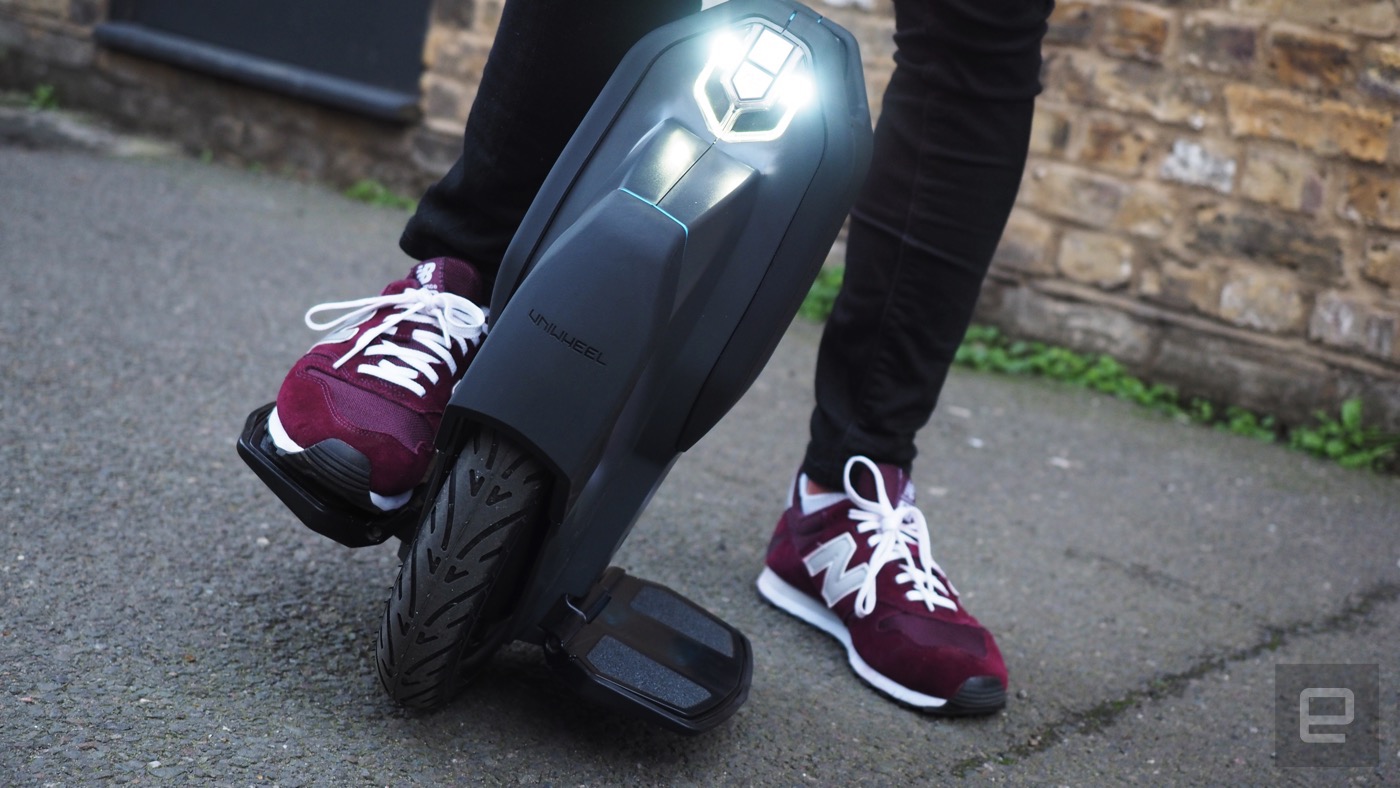 I learned to ride an electric unicycle