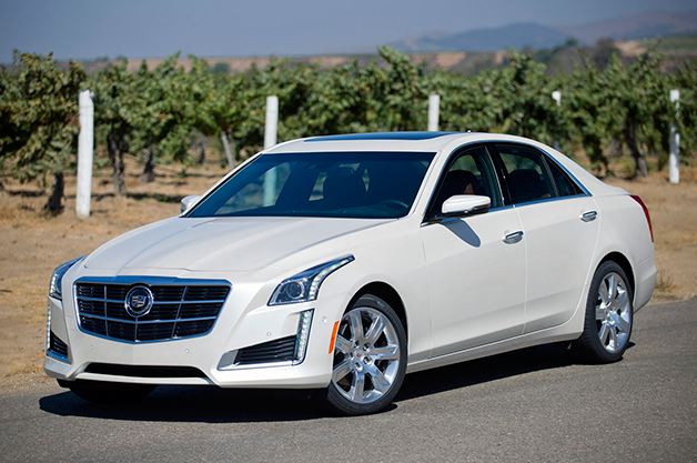 2014 Cadillac CTS, front three-quarter view