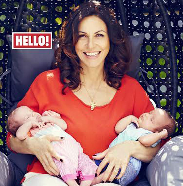Julia Bradbury introduces twins Xanthe and Zena - Parentdish UK