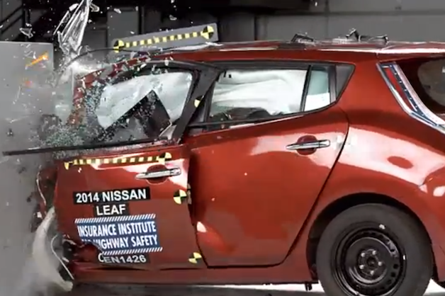 photo of Official: Chevy Volt 'acceptable,' Nissan Leaf 'poor' in new IIHS safety tests image