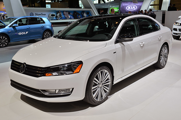 2014 Volkswagen Passat Sport at the Chicago Auto Show.
