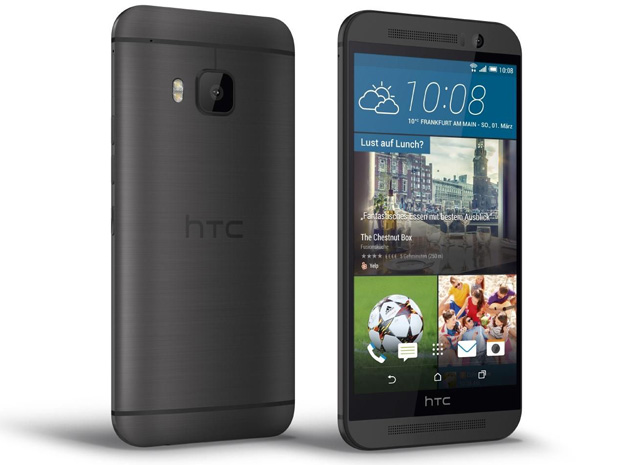 HTC One M9 in black / dark gray