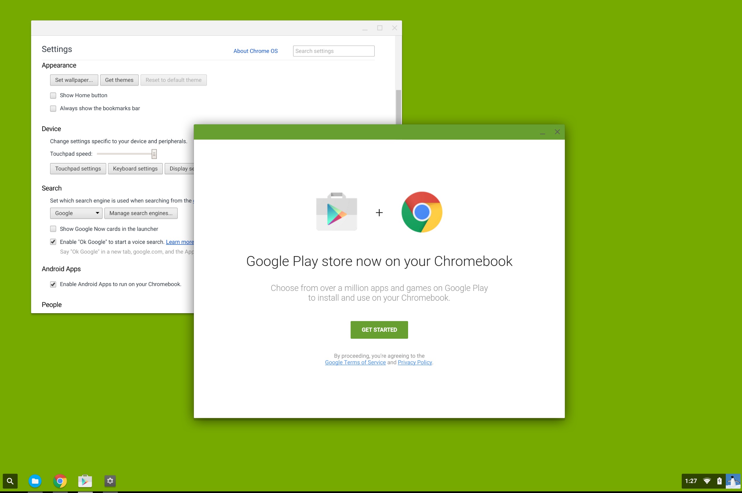 Google will soon bring the Android Play Store to Chromebooks