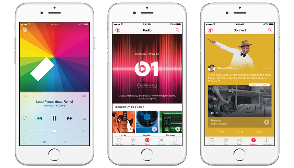 Apple Music is now available on iOS and the desktop