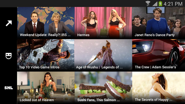 Yahoo Screen gives you yet another way to watch comedy clips on Android