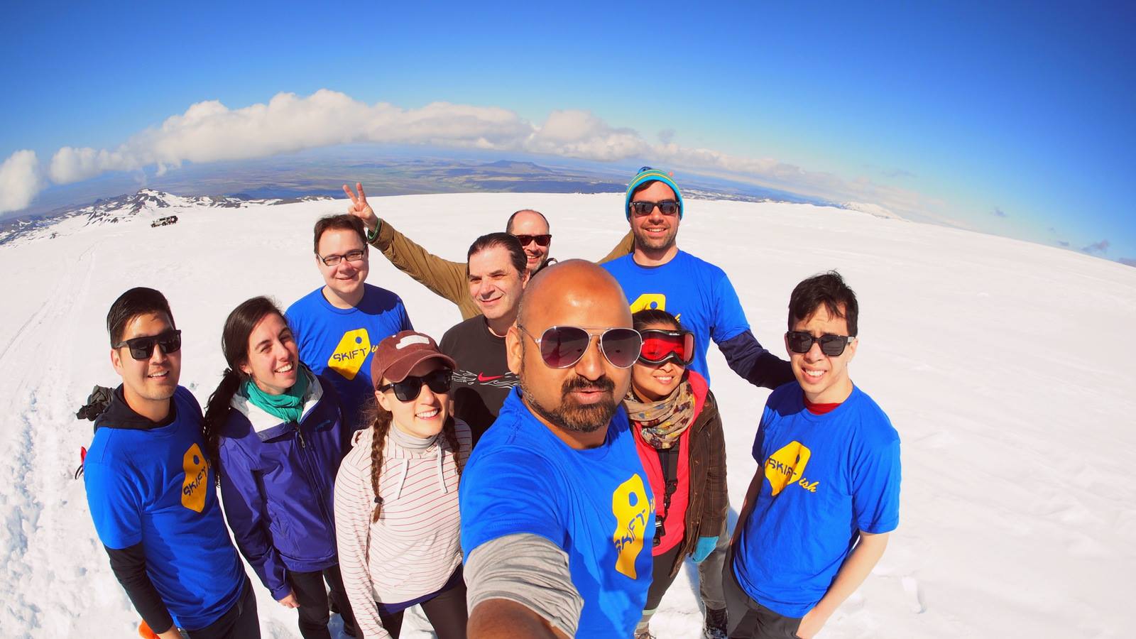 The Skift team -- now the Gadling team, too -- in Iceland this May.