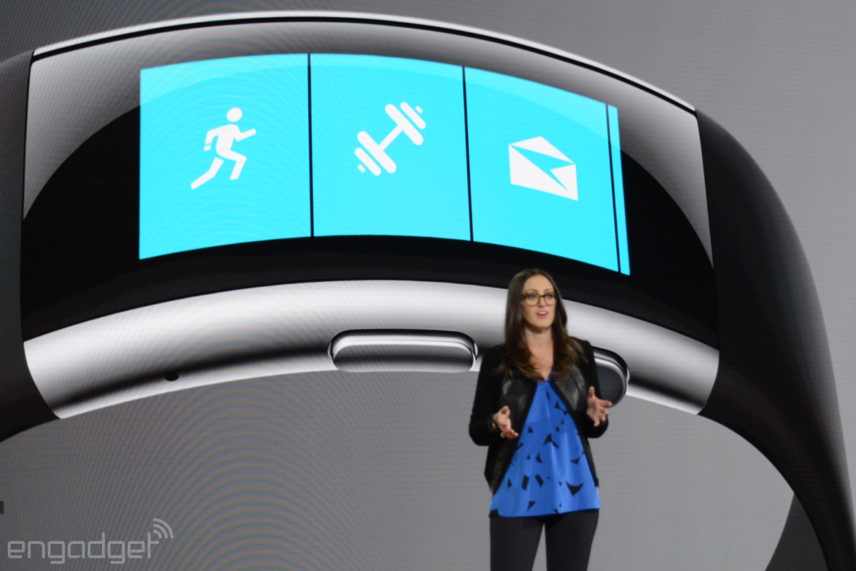photo of The new Microsoft Band has a curved screen, fancy metal accents image