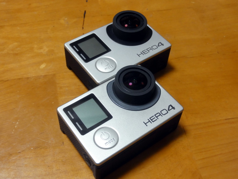 GoProから新アクションカメラ3モデル。4K30fps対応のHERO4 Blackとタッチ液晶搭載Sliverなど