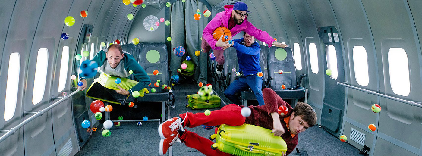 photo of OK Go flies in zero G for its latest music video image