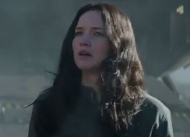 Katniss Neck In A Brace Mockingjay Part Two