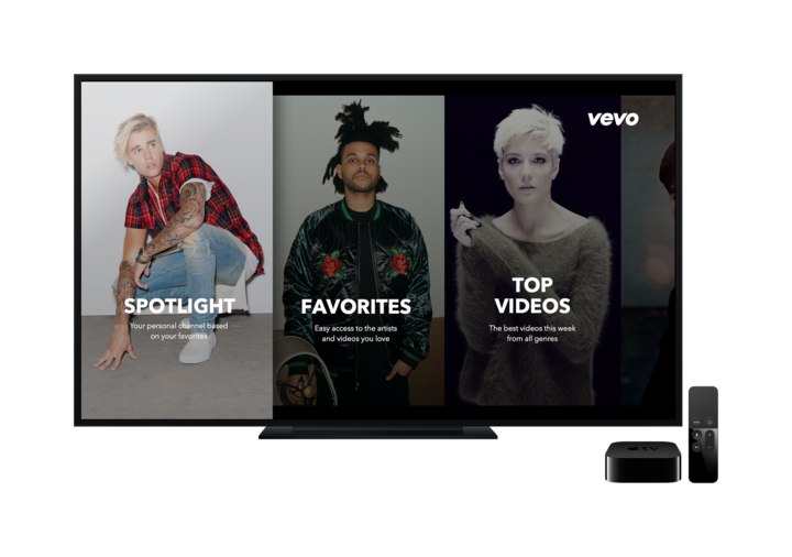 photo of Vevo's Apple TV and Android apps offer a more customized experience image