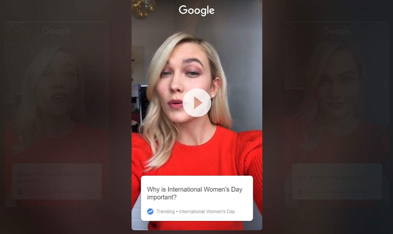 photo of Google's latest iOS app is built for celebrity Q&A image