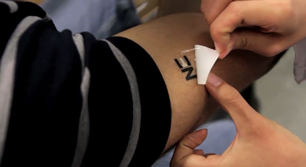 Scientists turn sweat into electricity with a temporary tattoo