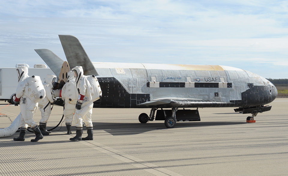 photo of Air Force uses its secretive space drone to test futuristic propulsion system image