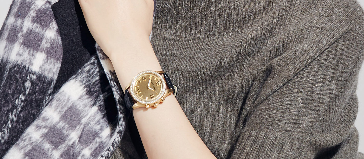 HP&#039;s smartwatch has Swarovski crystals and a see-through screen