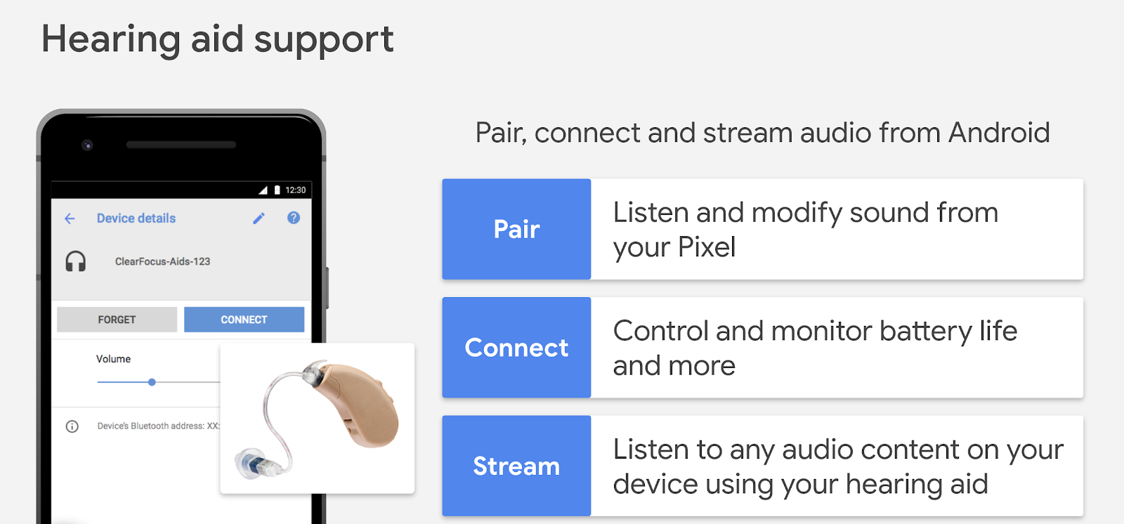 photo of Google brings native hearing aid support to Android image