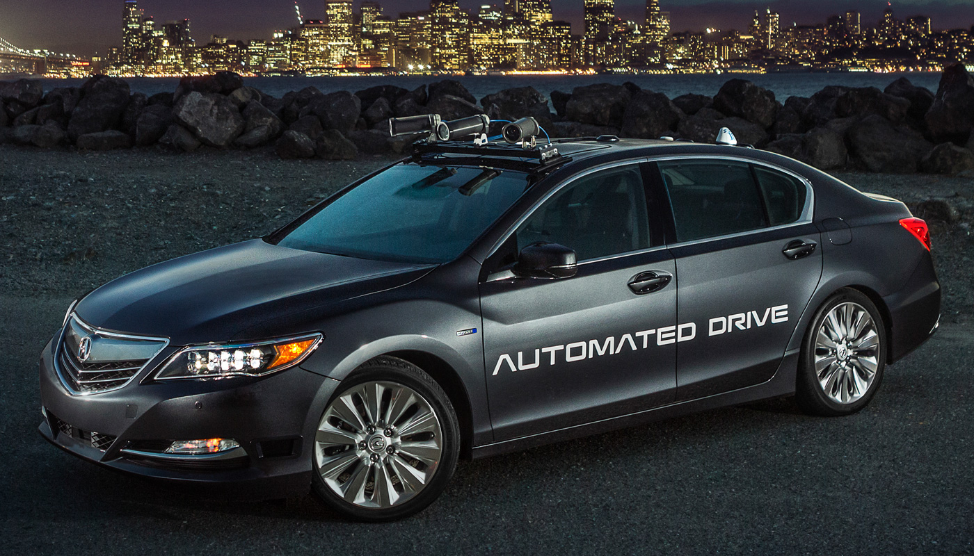 Acura introduces a sleeker self-driving test car