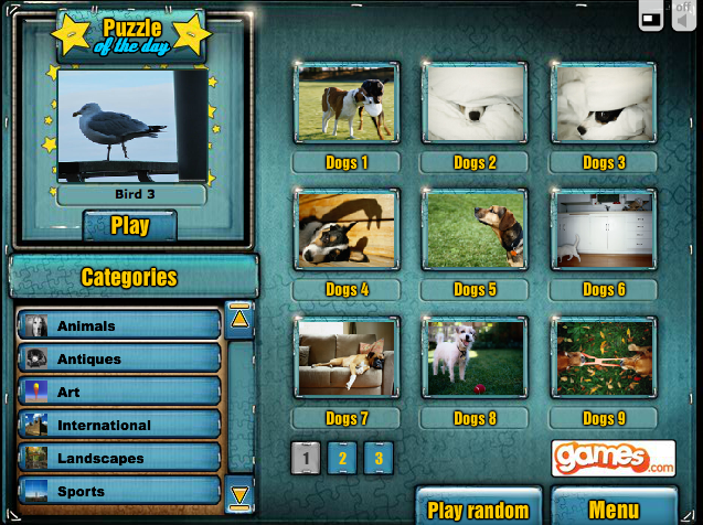 Game of the Day: Jigsaw Puzzles  AOL Games