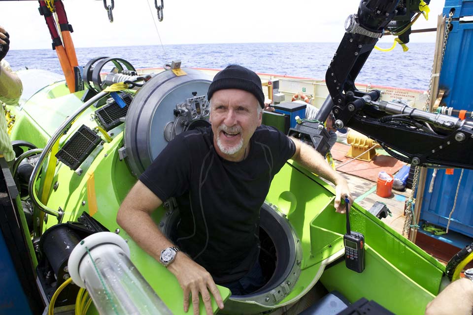 James Cameron found himself at the bottom of the ocean