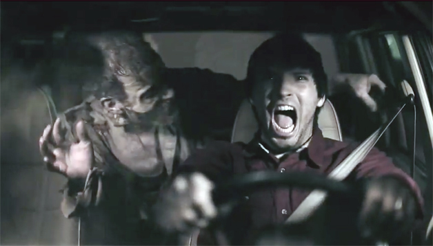 Zombie seatbelt ad
