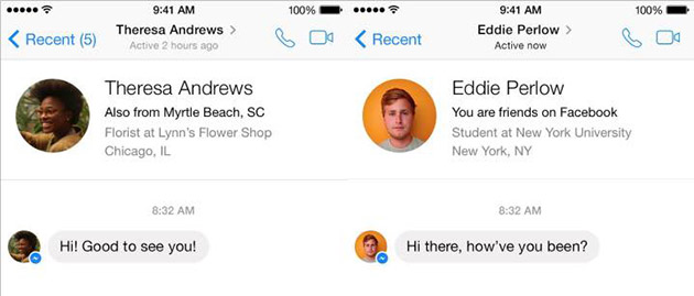 Facebook launches 'caller ID' for new Messenger conversations