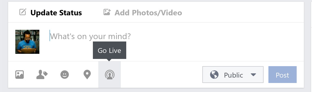 Go Live on Facebook&#039;s Windows 10 app