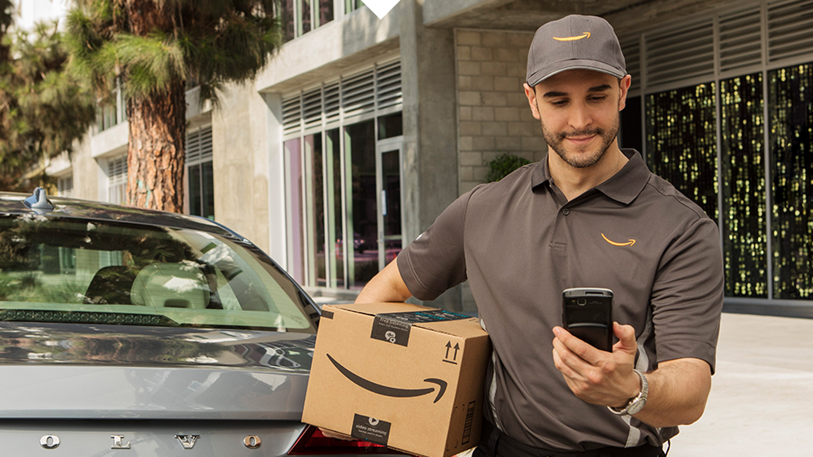 photo of Amazon can deliver packages to the inside of your car image