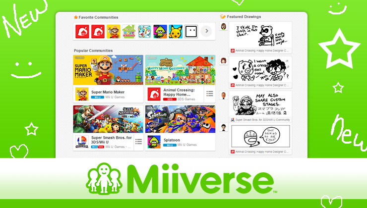 Nintendo revamps Miiverse site with more social features