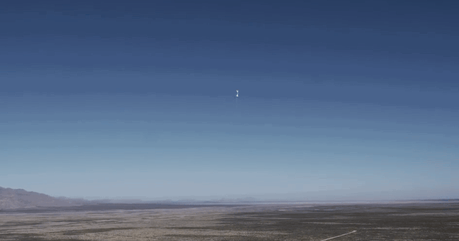 Blue Origin posts video of its rocket&#039;s third flight